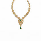 Green Stone Gold Necklace
