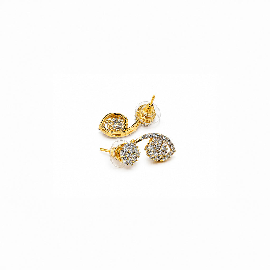 Gold Plated American Diamond Necklace Set