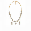 Gold Plated American Diamond Necklace Set