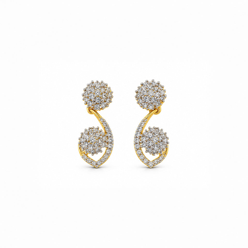 Gold Plated American Diamond Necklace Set