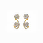 Gold Plated American Diamond Necklace Set