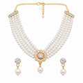 Elegant Multi-Layer Pearl Jewellery Set  for Women
