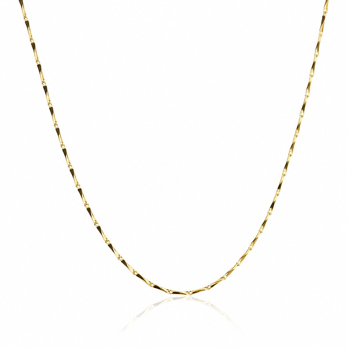 Golden Grace Gold-Plated Chain Necklace for Women – Minimalist Lightweight Everyday & Party Wear Jewellery
