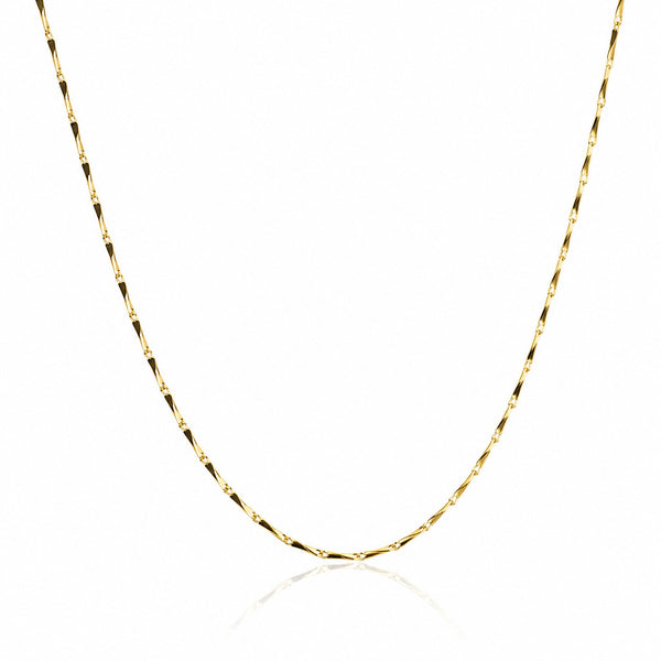 Golden Grace Gold-Plated Chain Necklace for Women – Minimalist Lightweight Everyday & Party Wear Jewellery