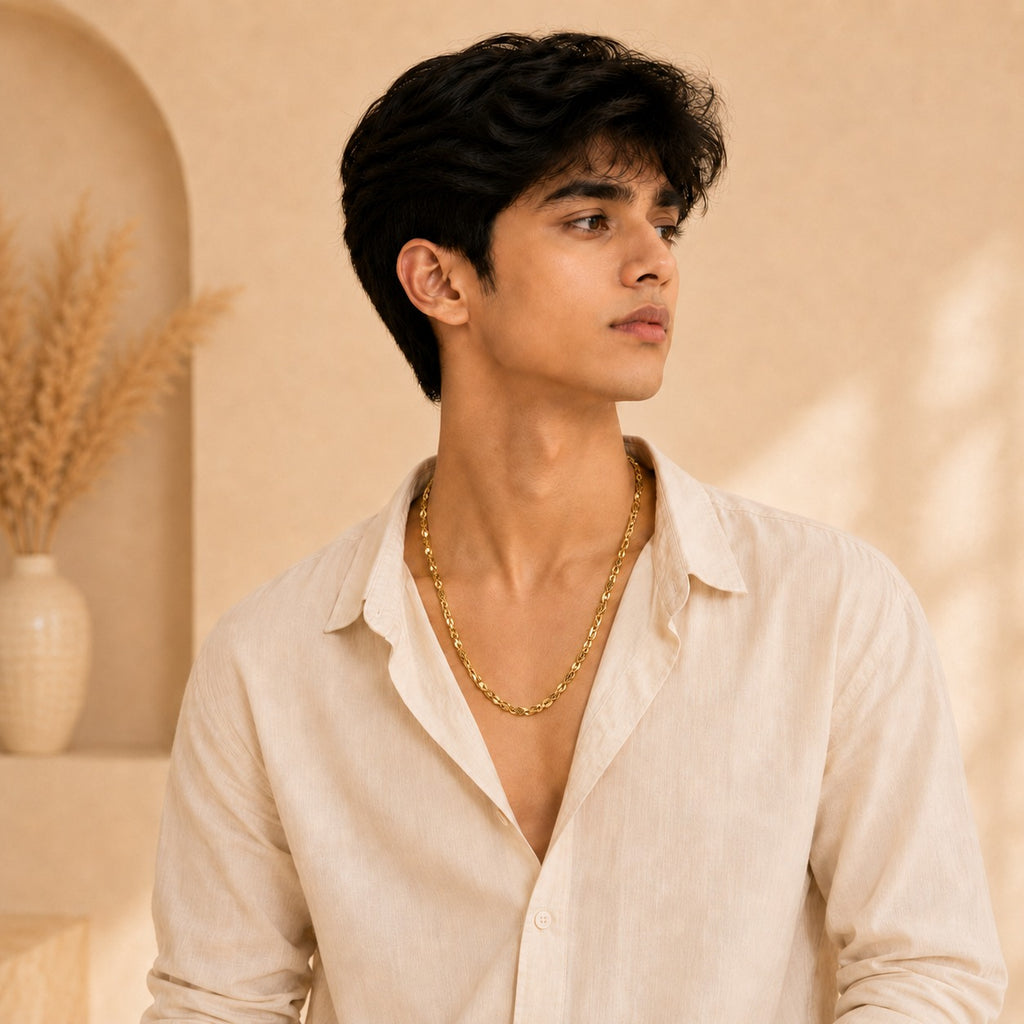 Kaju katli Gold chain