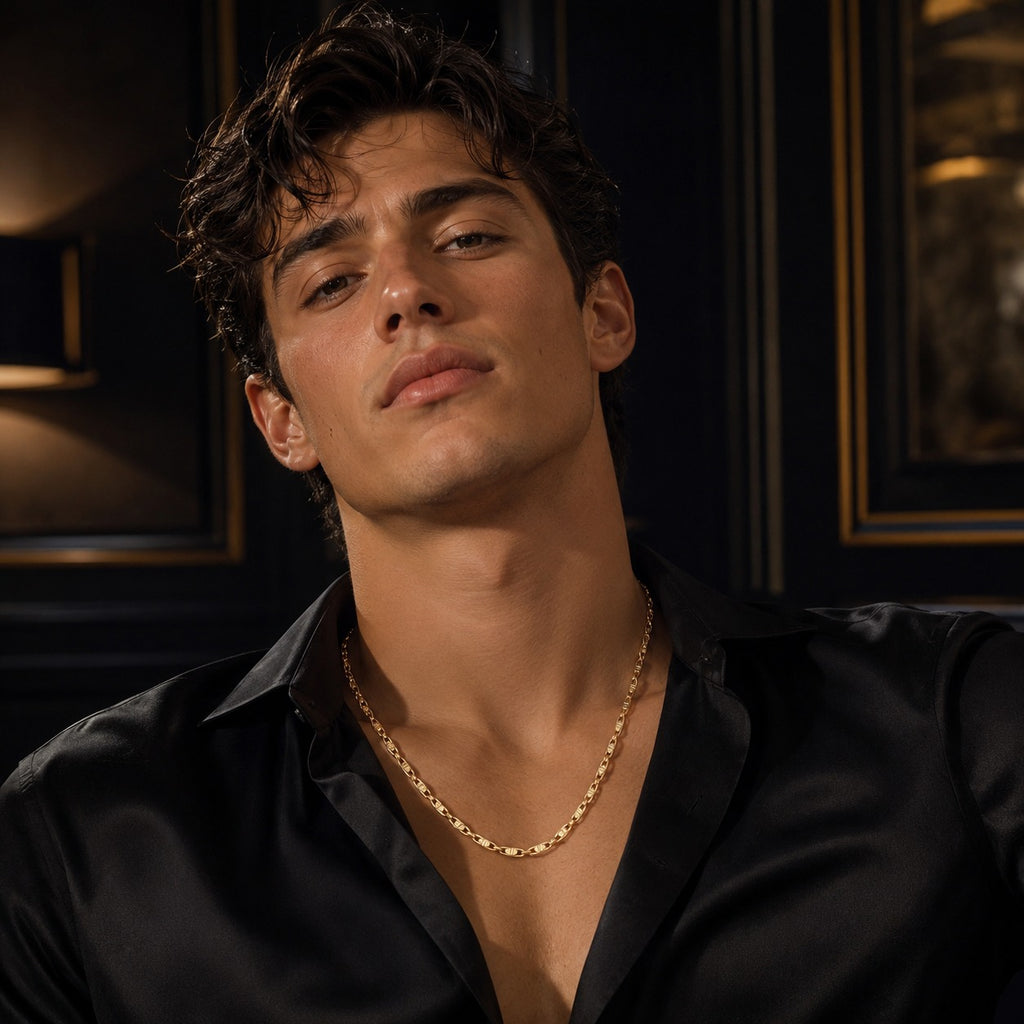 Lotus Link Chain for Men's