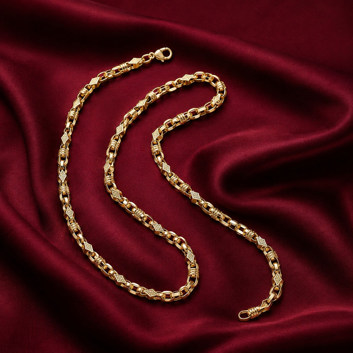 Kaju katli Gold chain