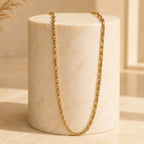 Kaju Katli Textured chain for Men's