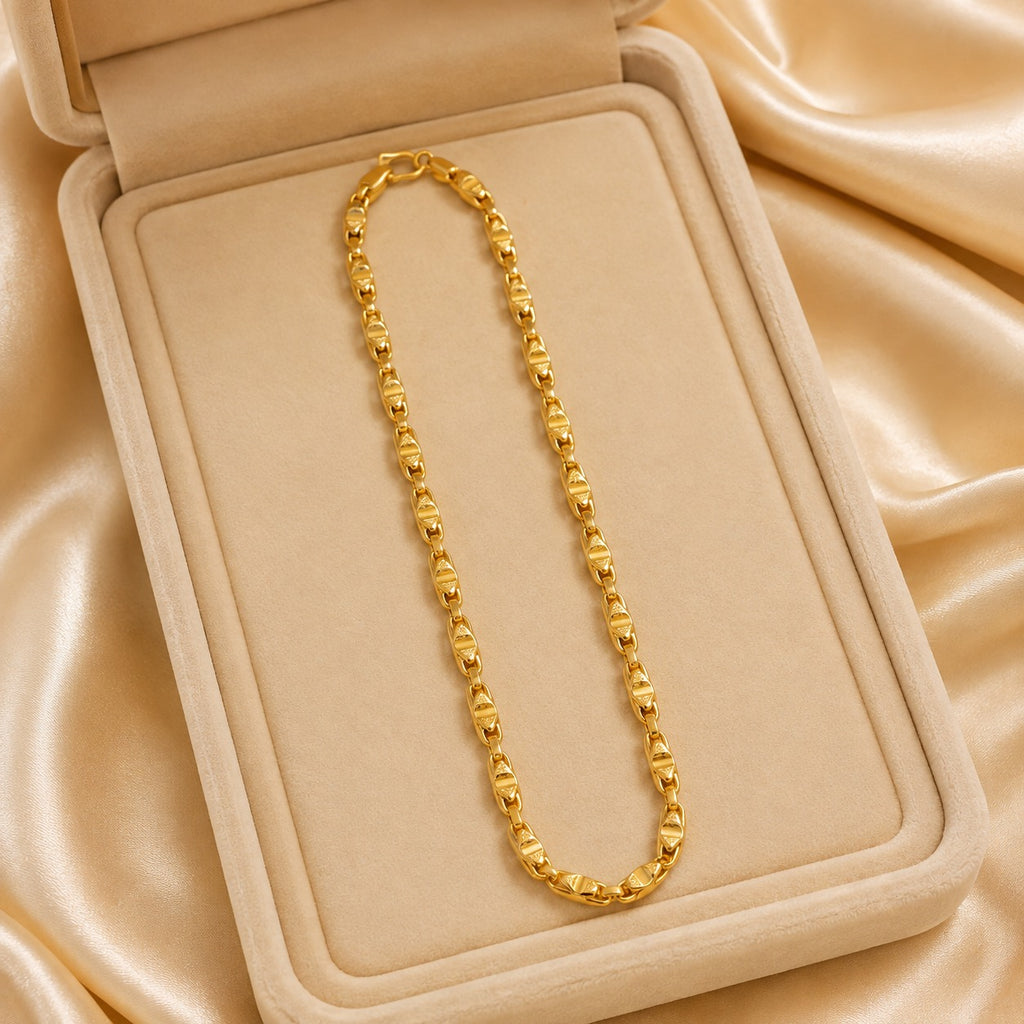 Lotus Link Chain for Men's