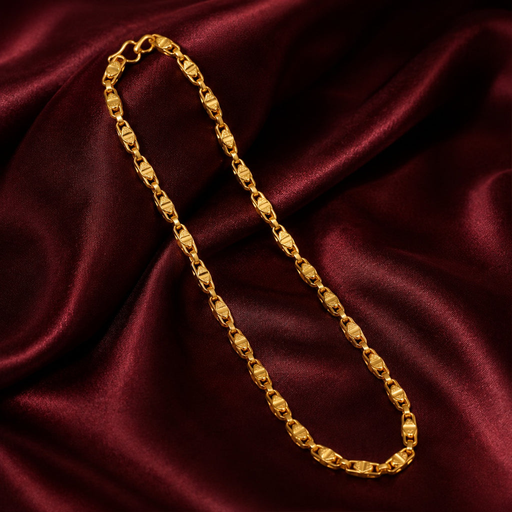 Lotus Link Chain for Men's
