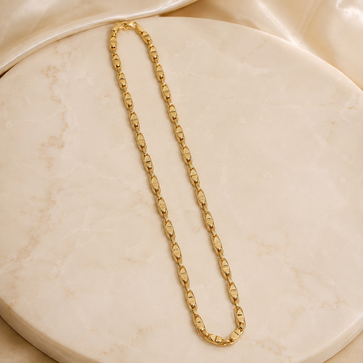 Lotus Link Chain for Men's