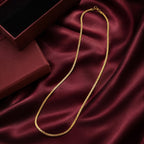 Fancy Classic Gold Plated Link Chain For Men's