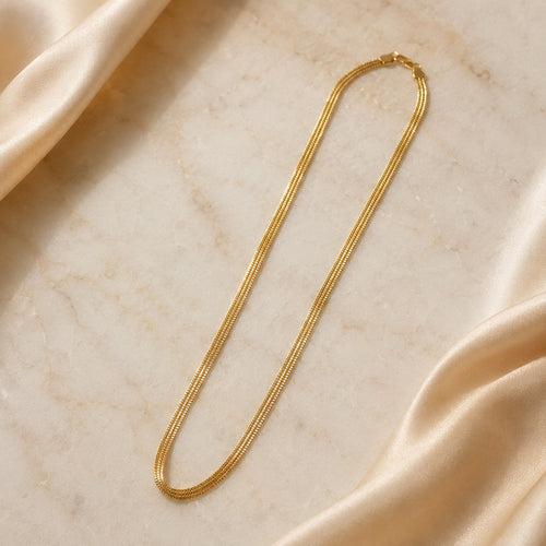 3 Line Hyway Gold Chain For Men's