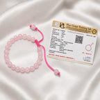 Spiry Rose Quartz Bracelet for Women & Men