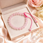 Spiry Rose Quartz Bracelet for Women & Men