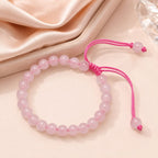 Spiry Rose Quartz Bracelet for Women & Men