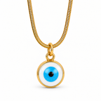 Gold Evil Eye Pendant Necklace